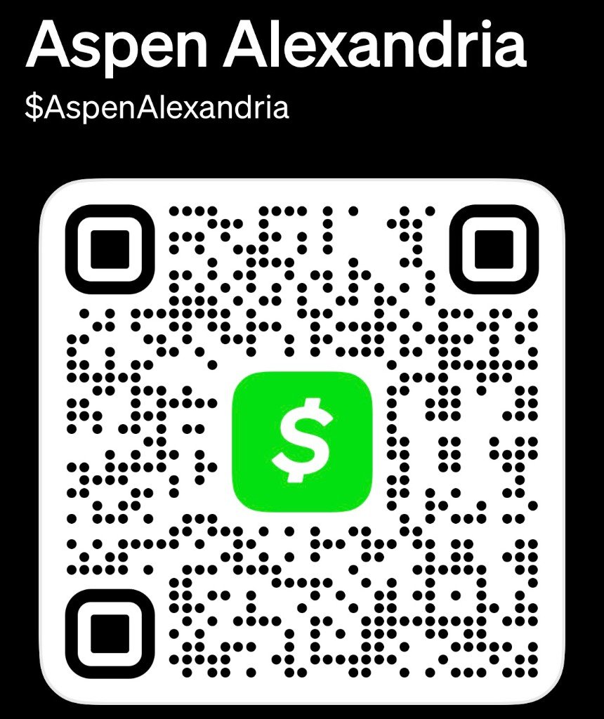 Cash App QR code for Aspen Alexandria, $AspenAlexandria